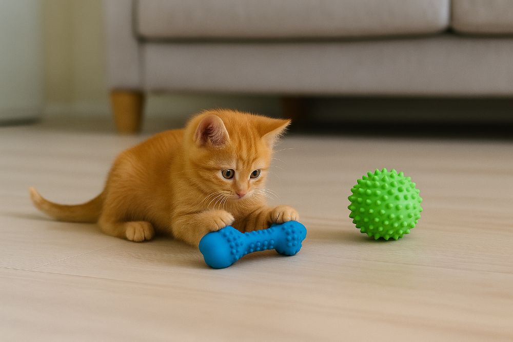 Self-play toys for pets with durability