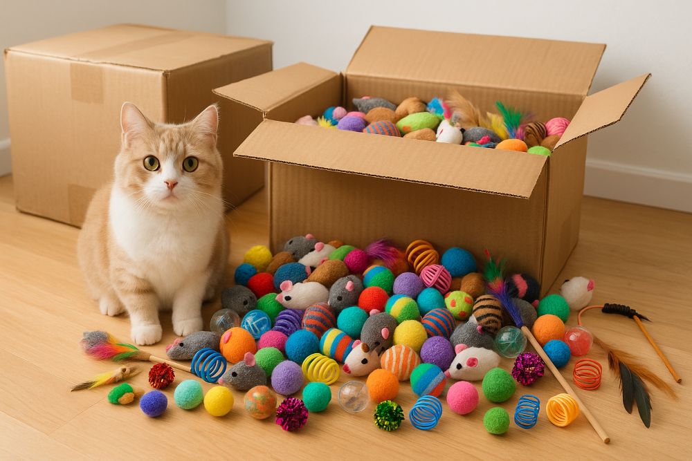 bulk cat toys freight shipping