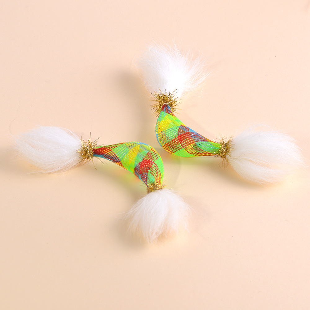 Wool Toss Cat Toy – Soft, Colorful & Fun Self-Play Toy for Curious Cats