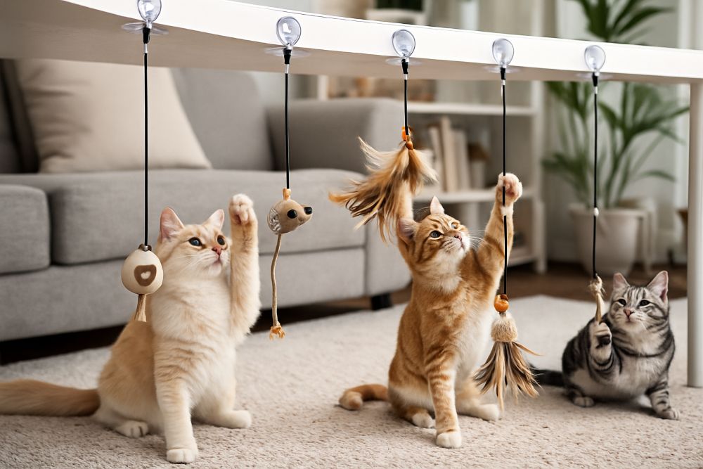 Boost Playtime Engagement and Retail Growth with High-Quality Bulk Dangling Toys for Cats
