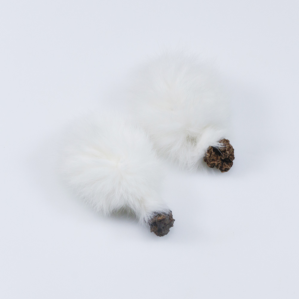 Rabbit Leg Cat Toy | Self-Play Fluffy Matatabi Chew Toy for Indoor Cats