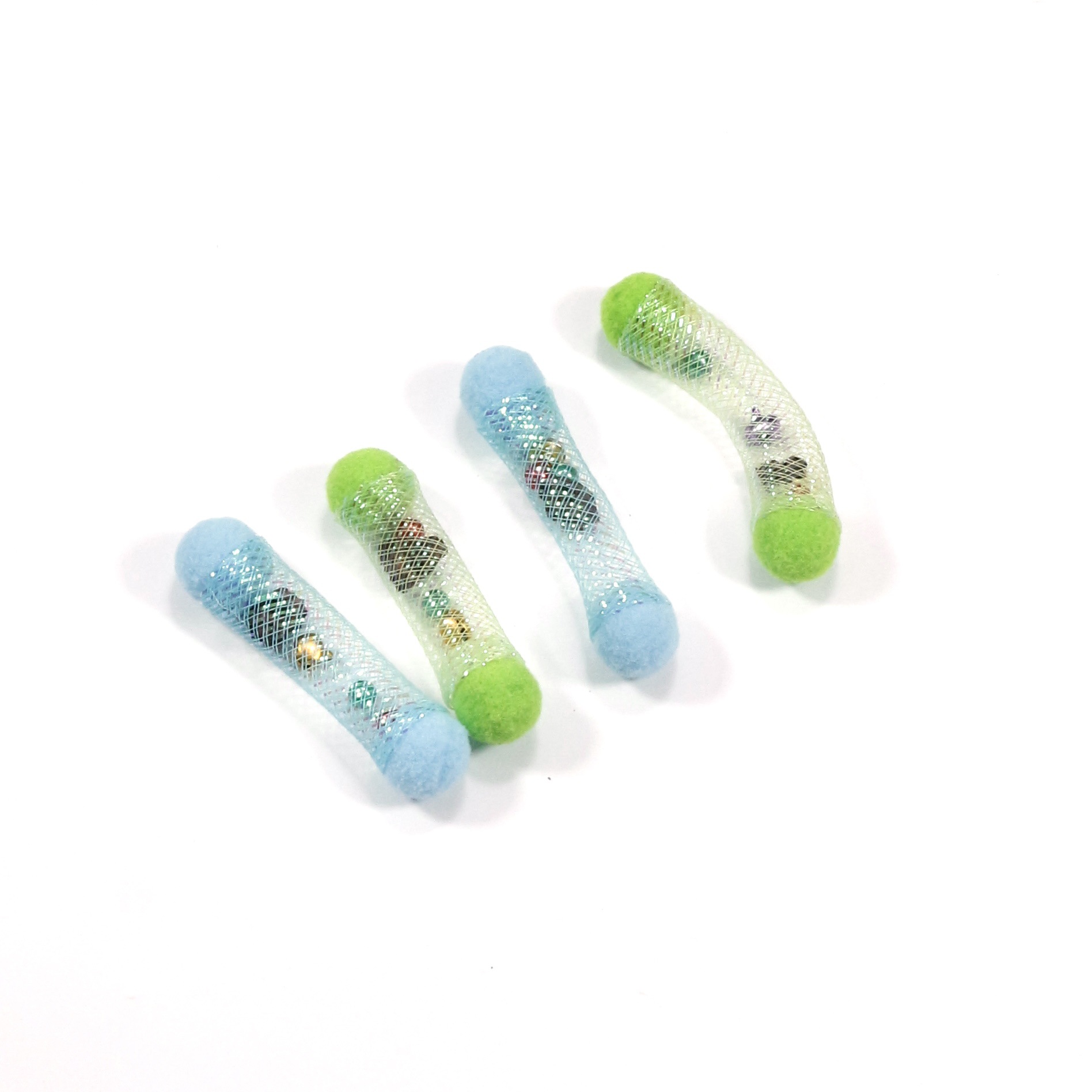 Energy Bar Cat Self-Play Toy | Mesh Stick with Rolling Beads for Independent Indoor Play