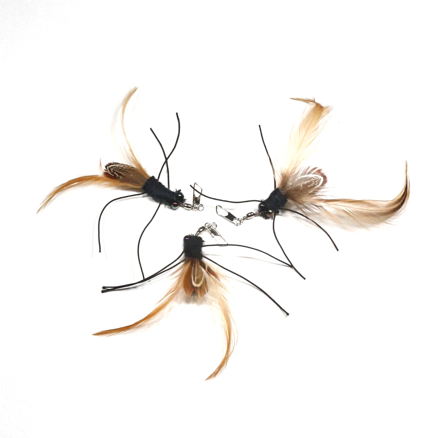 Long Tail Beetle Cat Wand Replacement Head | Realistic Insect Teaser Refill for Cats