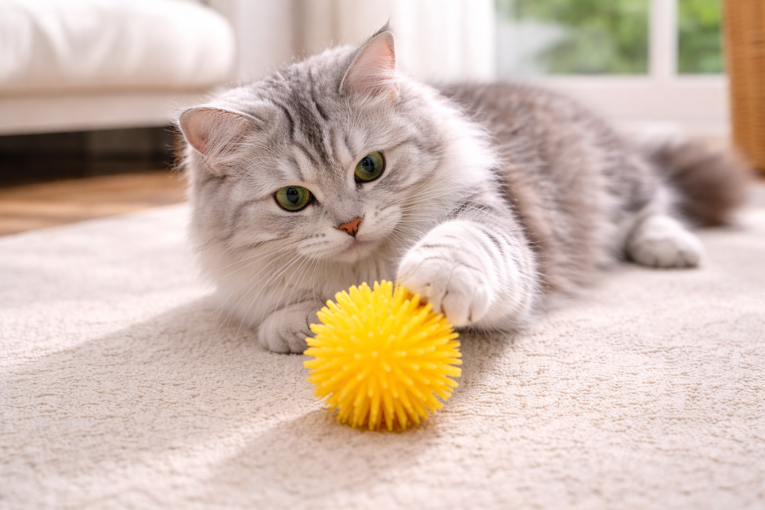 A Textured Play Solution That Keeps Indoor Cats Active and Curious