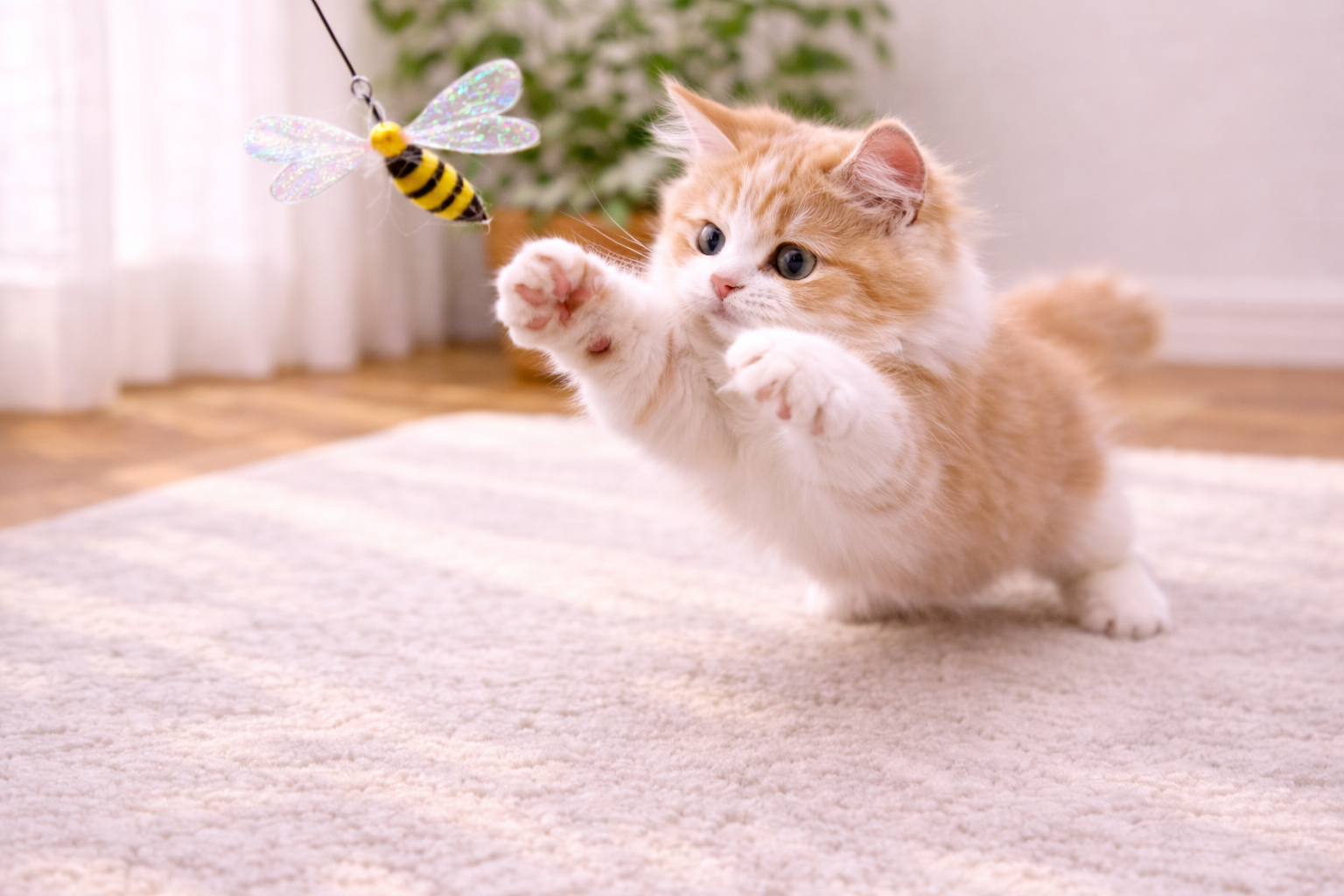 Designed for Natural Hunting Instincts: Why a Flying Insect Cat Teaser Stands Out