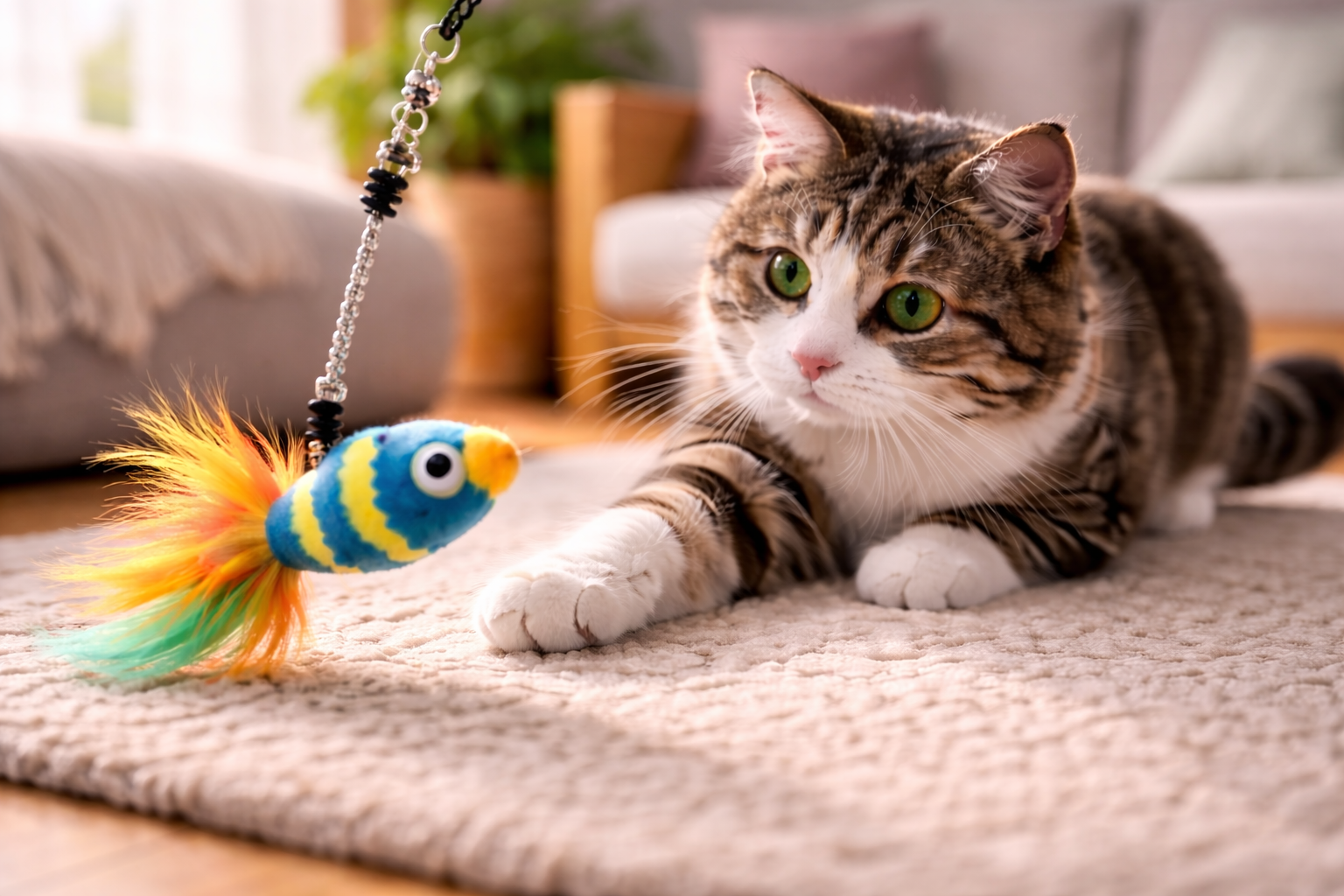 Enhancing Interactive Play with a Versatile fish cat toy attachment