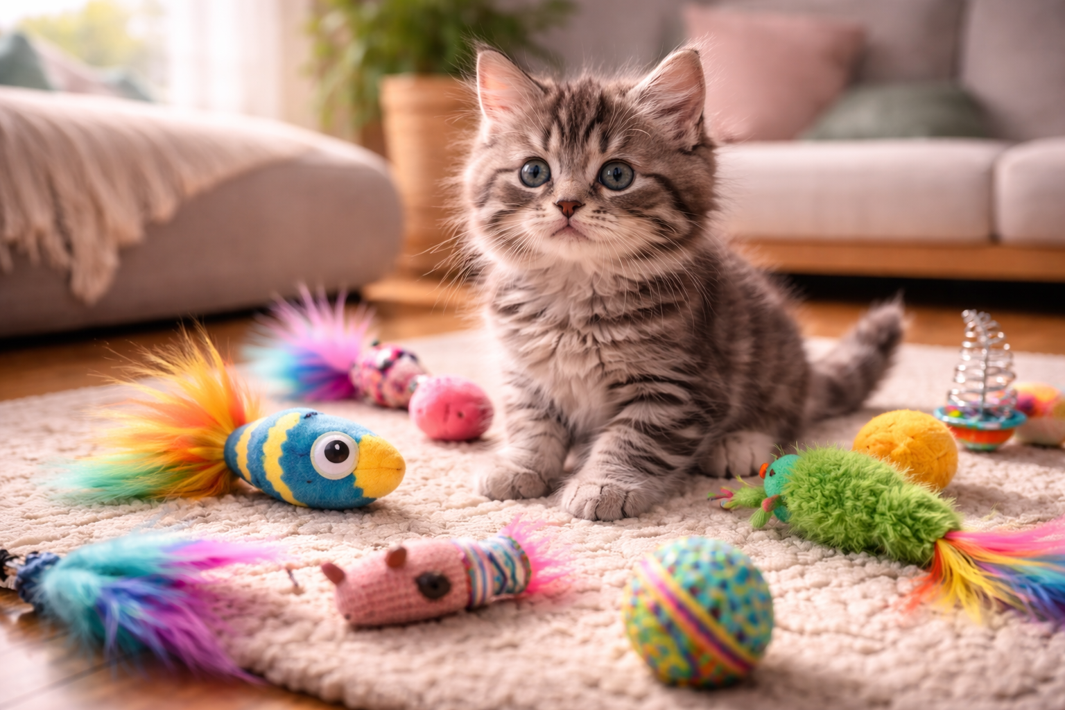 Refreshing Interactive Play with the fish cat wand replacement head for Smarter Cat Enrichment