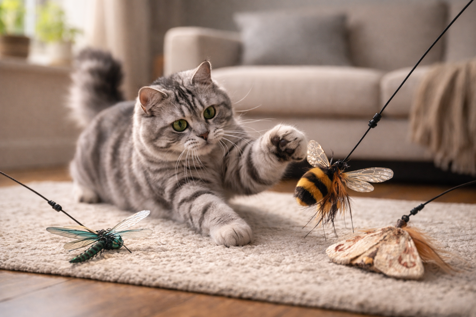 Cat Wand Refill Head for Long-Lasting Interactive Play Experiences