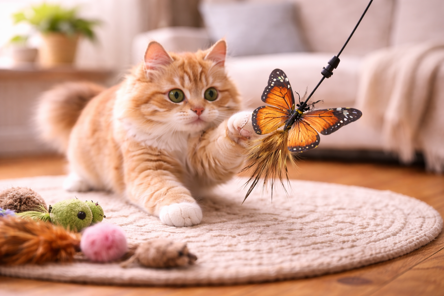 Why the Fly Insect Teaser Toy Creates a More Natural Play Experience for Cats