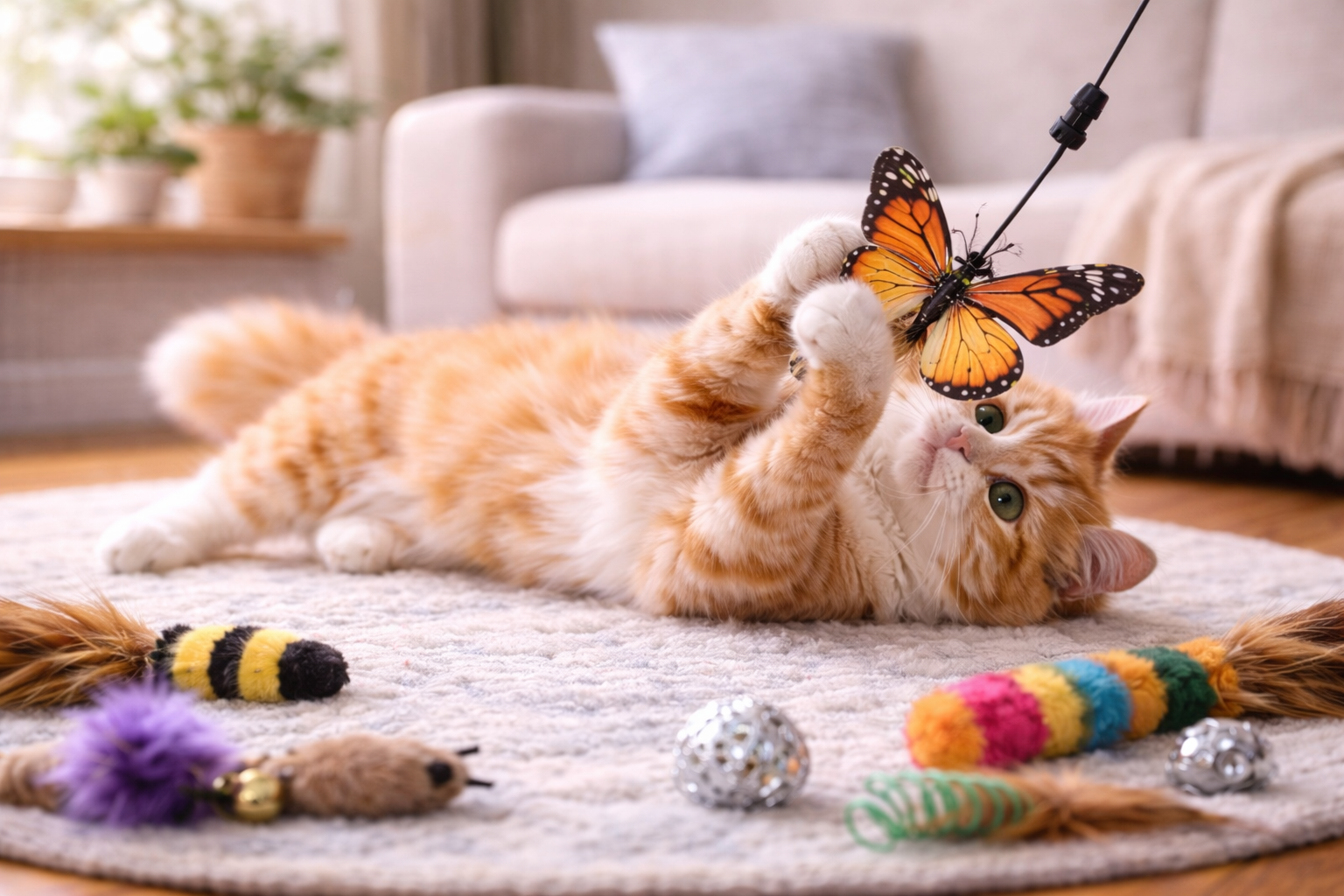 Fly Insect Teaser Toy That Turns Indoor Play Into a Natural Chase