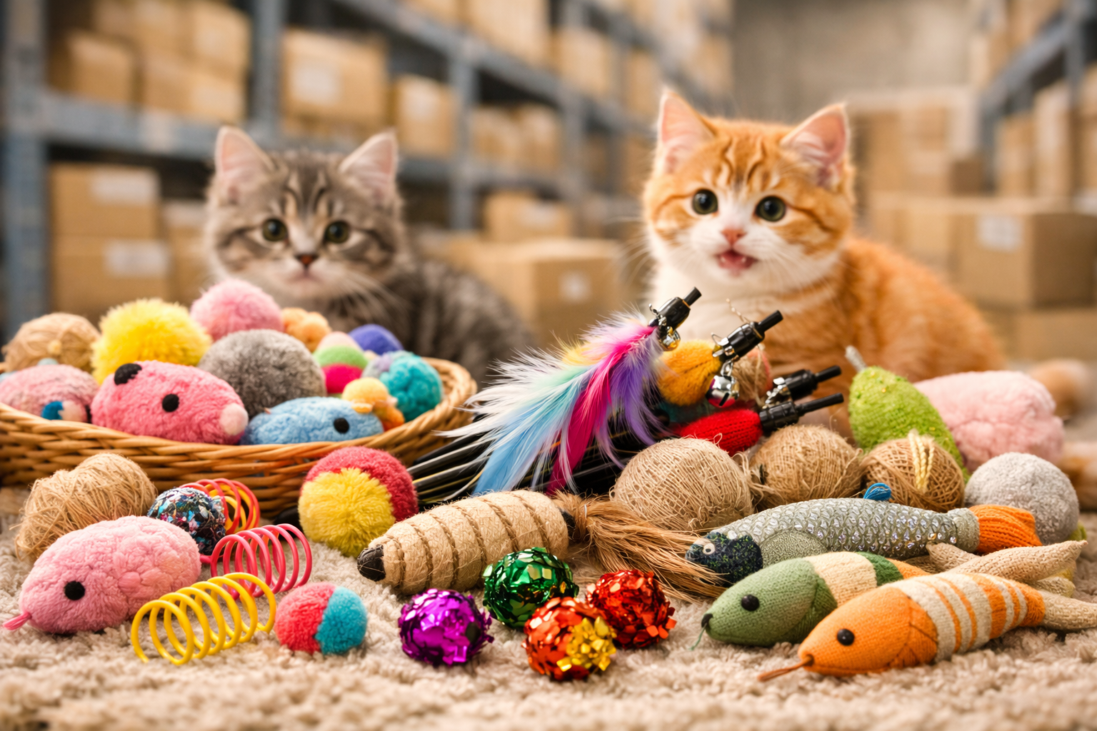 Building a Profitable Pet Business with Reliable Cat Toy Wholesale Supply