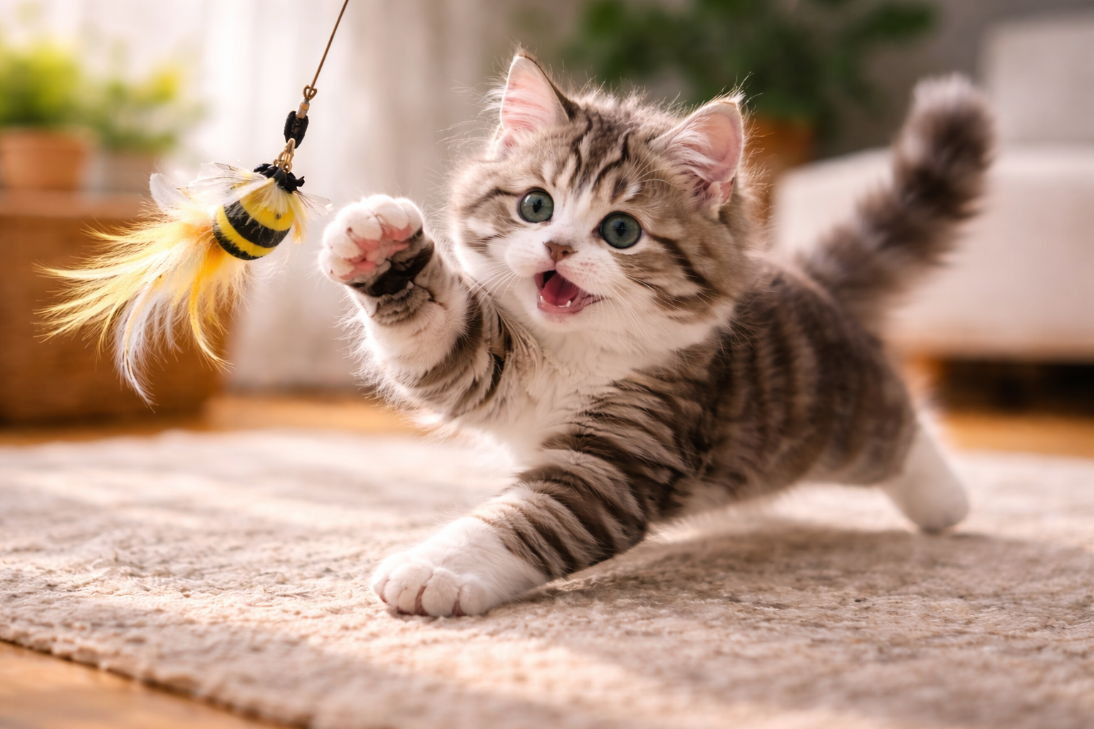 How the Fly Cat Teaser Toy Transforms Indoor Playtime into Natural Hunting Exercise
