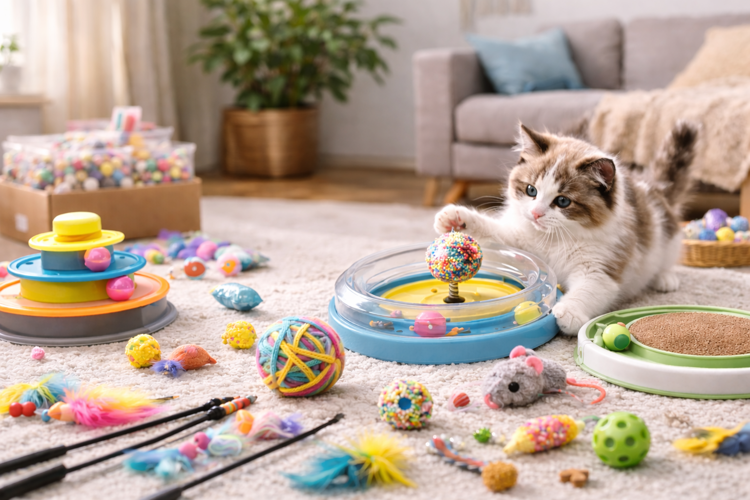 Building Retail Value and Engagement with Interactive Cat Toy Sets for Modern Pet Owners