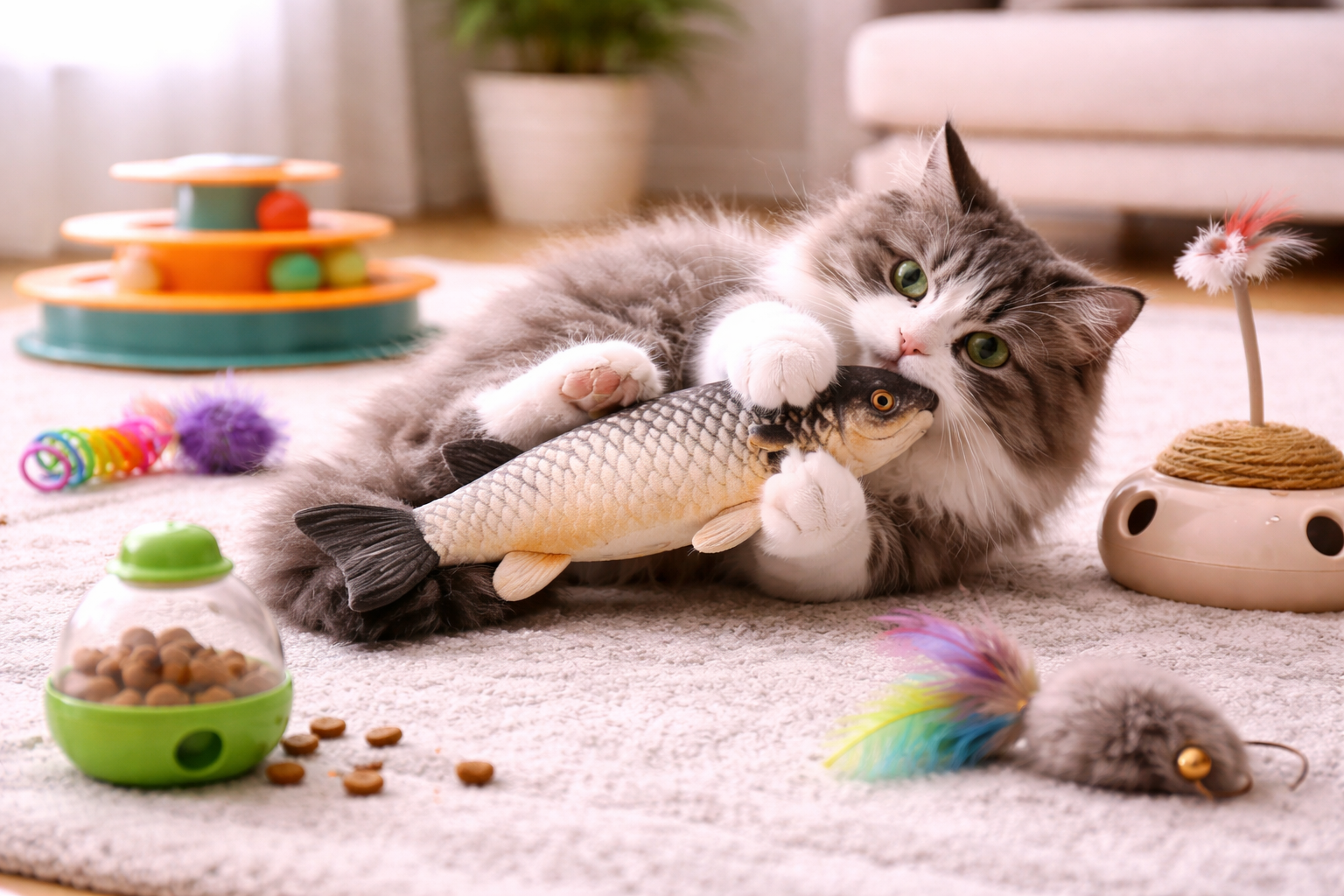 Creating a Stimulating Environment: Toys Cats Can Play With Alone for Daily Enrichment