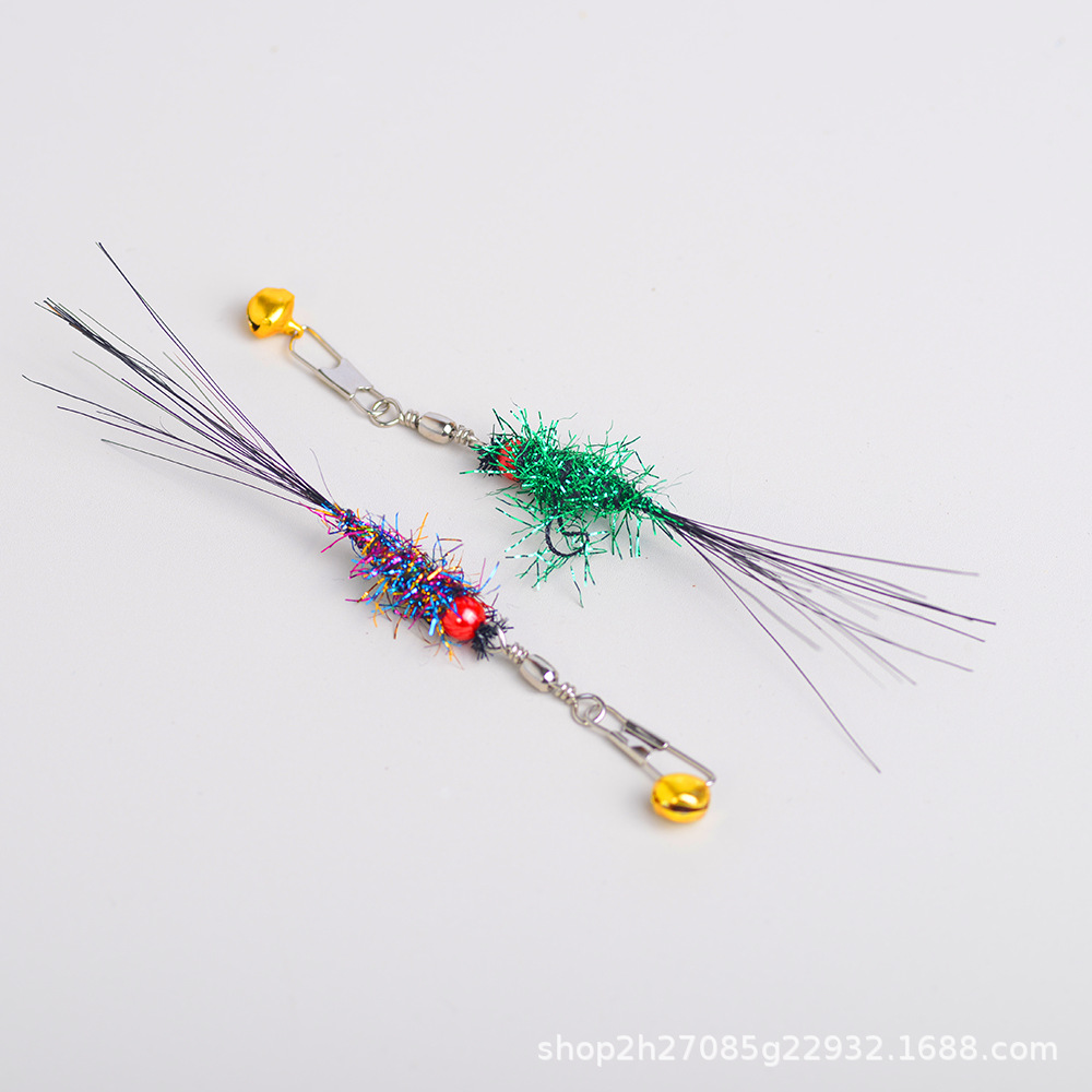 Bristle-Tail Caterpillar Cat Wand Refill | Realistic Insect Teaser Replacement Head