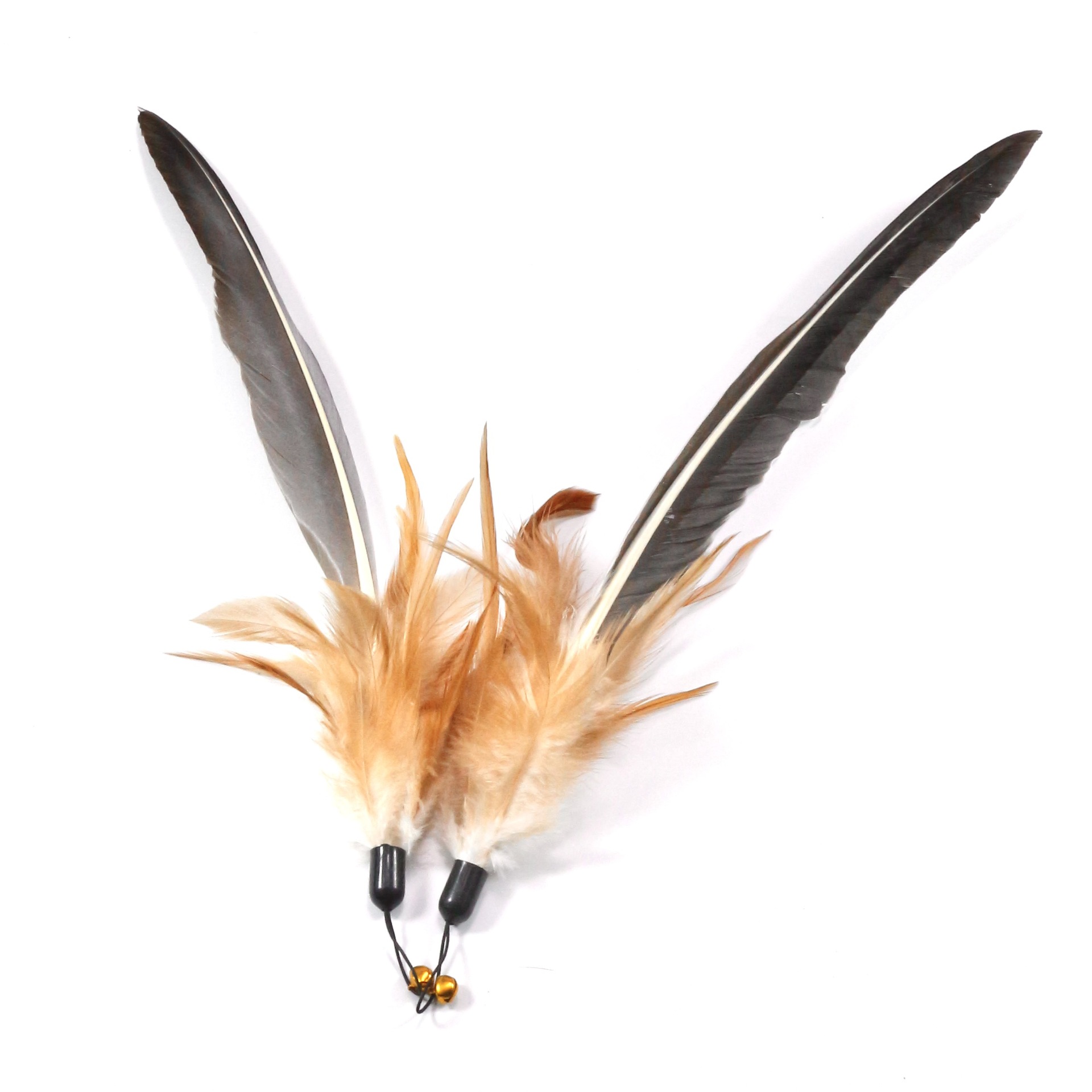 30cm Goose Feather Cat Wand Refill | Goose Feather Teaser Replacement Head