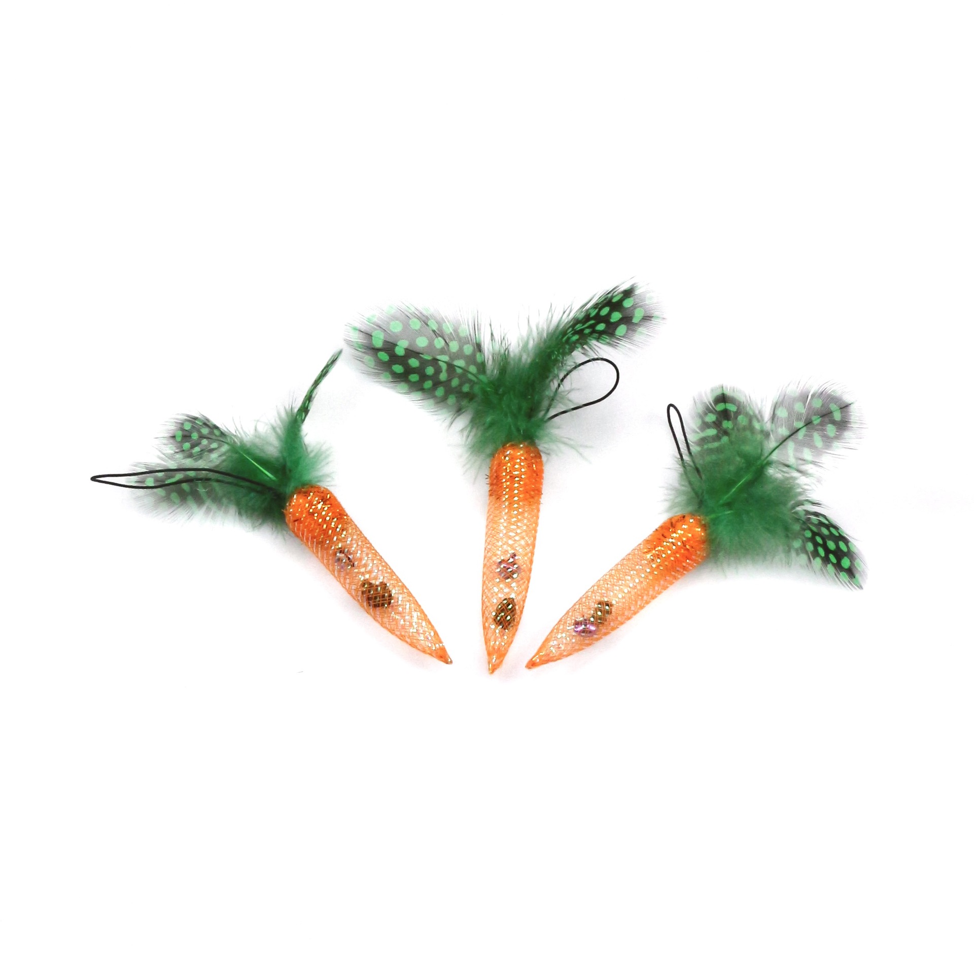 Carrot Cat Wand Replacement Head | Feather Cat Teaser Wand Refill