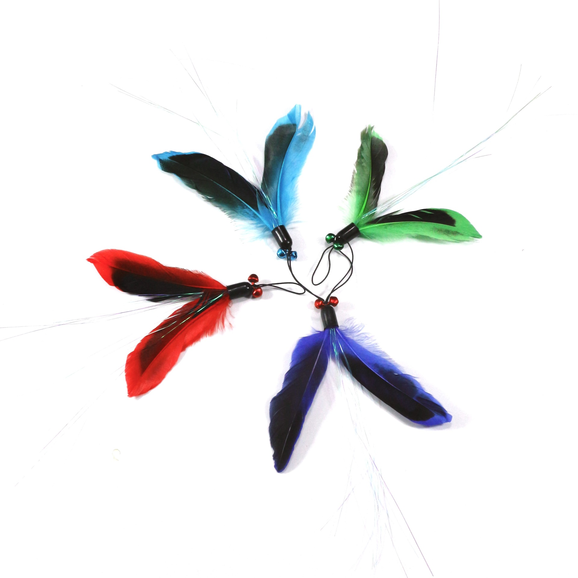 No. 1 Little Fly Cat Wand Replacement Head | Feather Cat Teaser Wand Refill