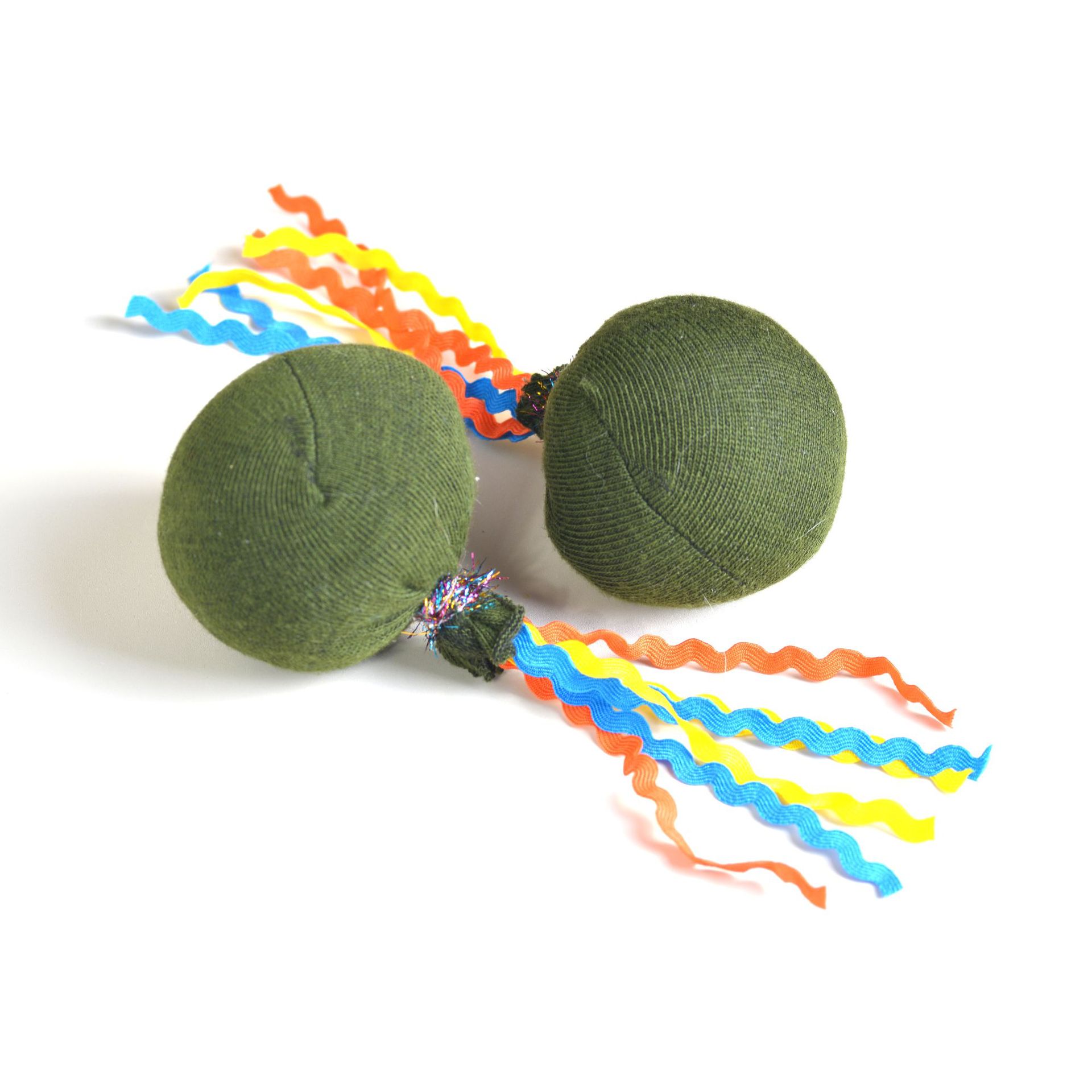Ball-Shaped Cat Toy | Self-Play & Tossing Cat Toy (with Catnip)