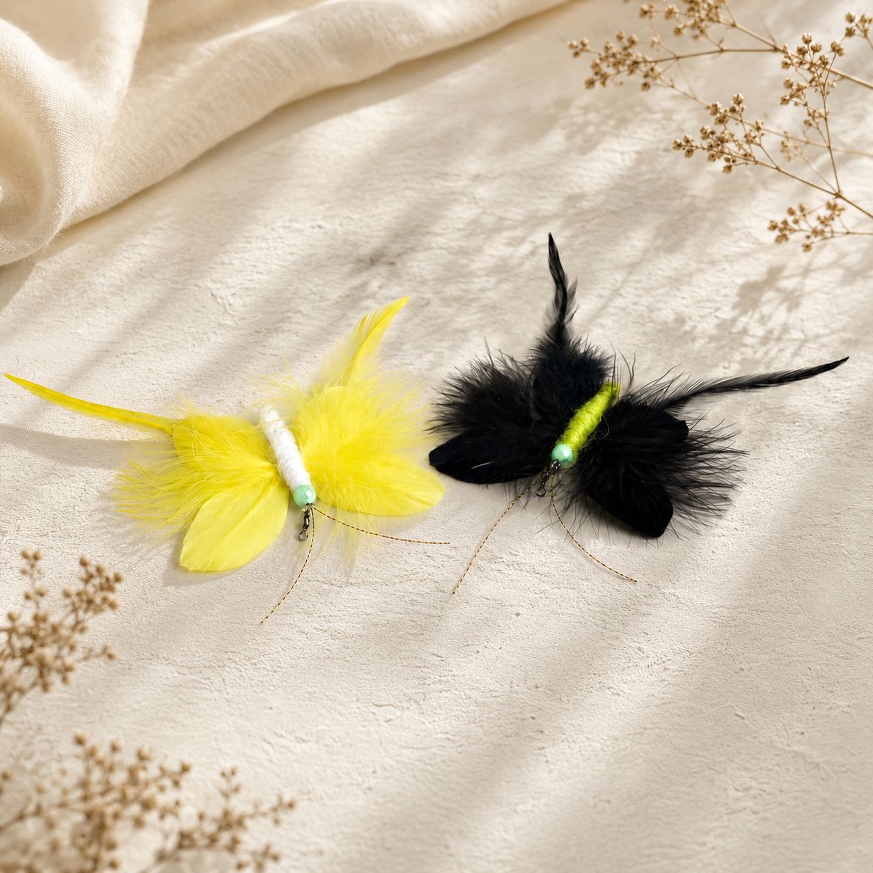 Awawa Swallowtail Butterfly Cat Wand Replacement Head | Cute Cat Wand Replacement