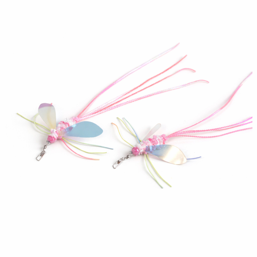 Sakura Moth Cat Wand Replacement Head | Realistic Insect Cat Wand Replacement