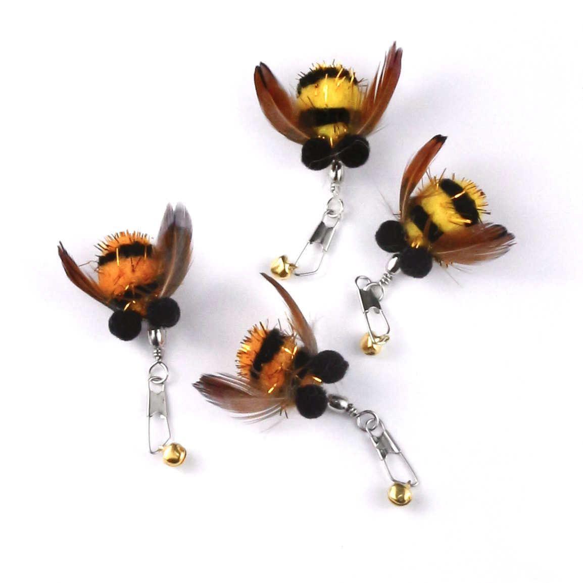 Realistic Feather Bumblebee Cat Wand Refill – Cute Insect Series Wholesale