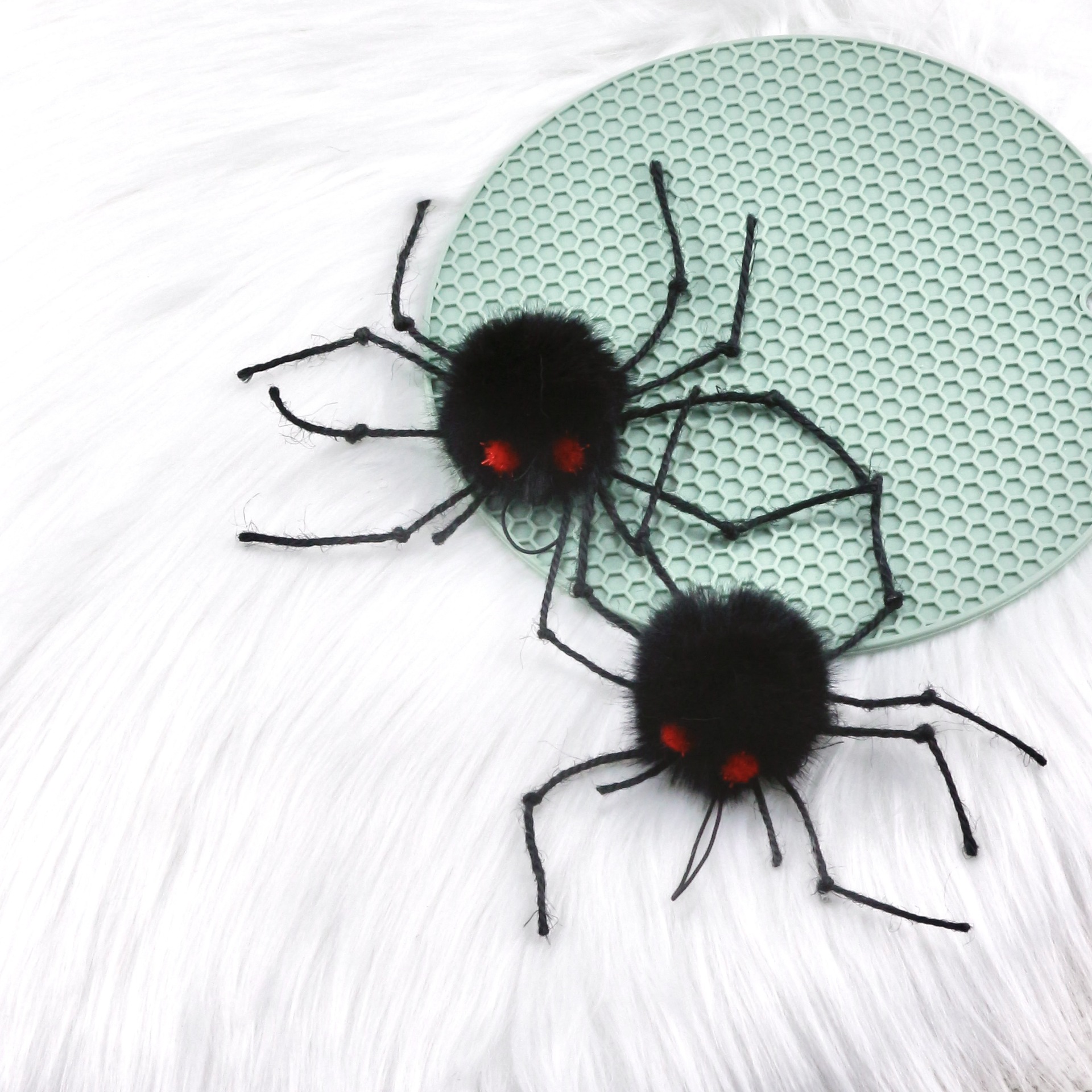 Fuzzy Spider Cat Toy Wand Replacement Head