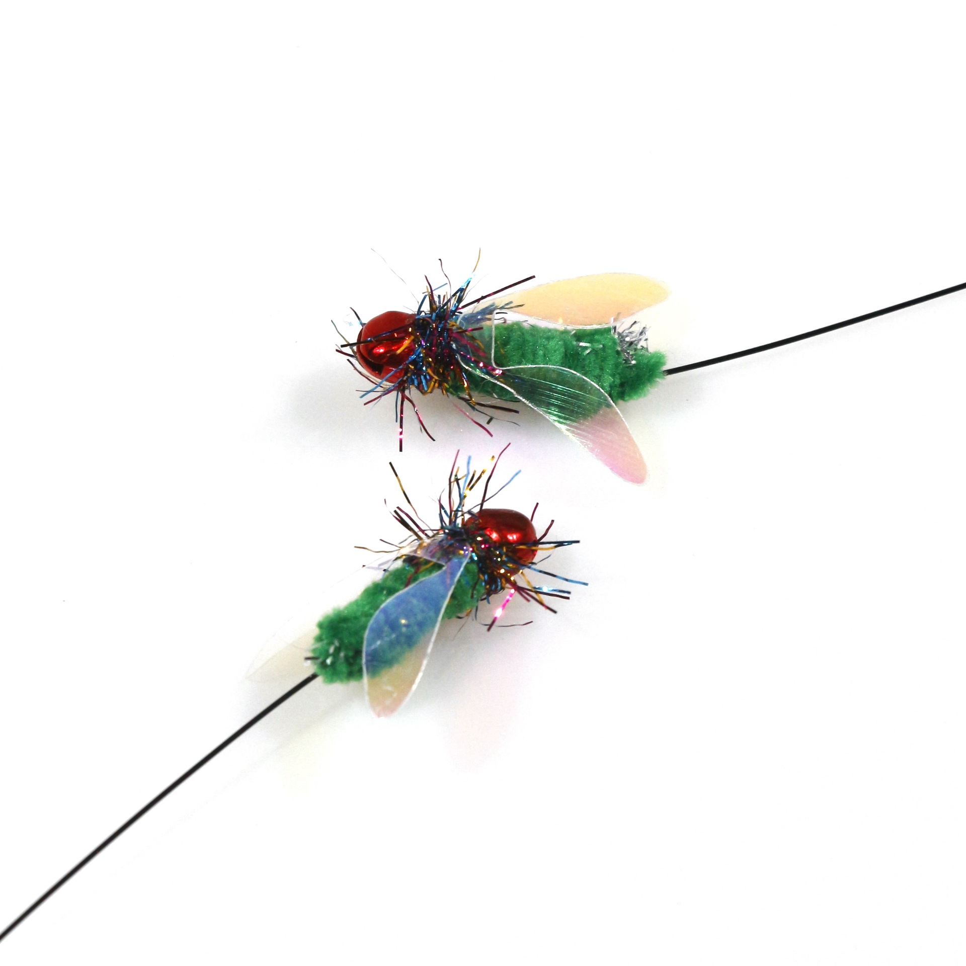 Micro Flying Fly Cat Toy Wand Replacement Head