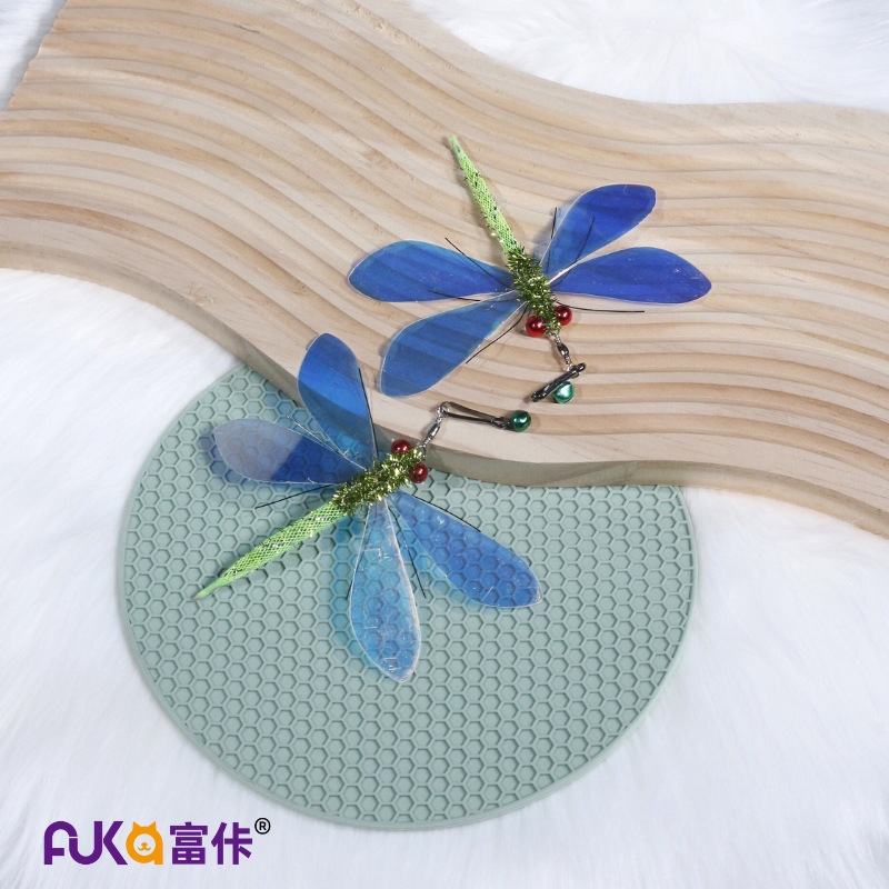 Fuka Realistic Dragonfly Cat Toy Wand Replacement Head