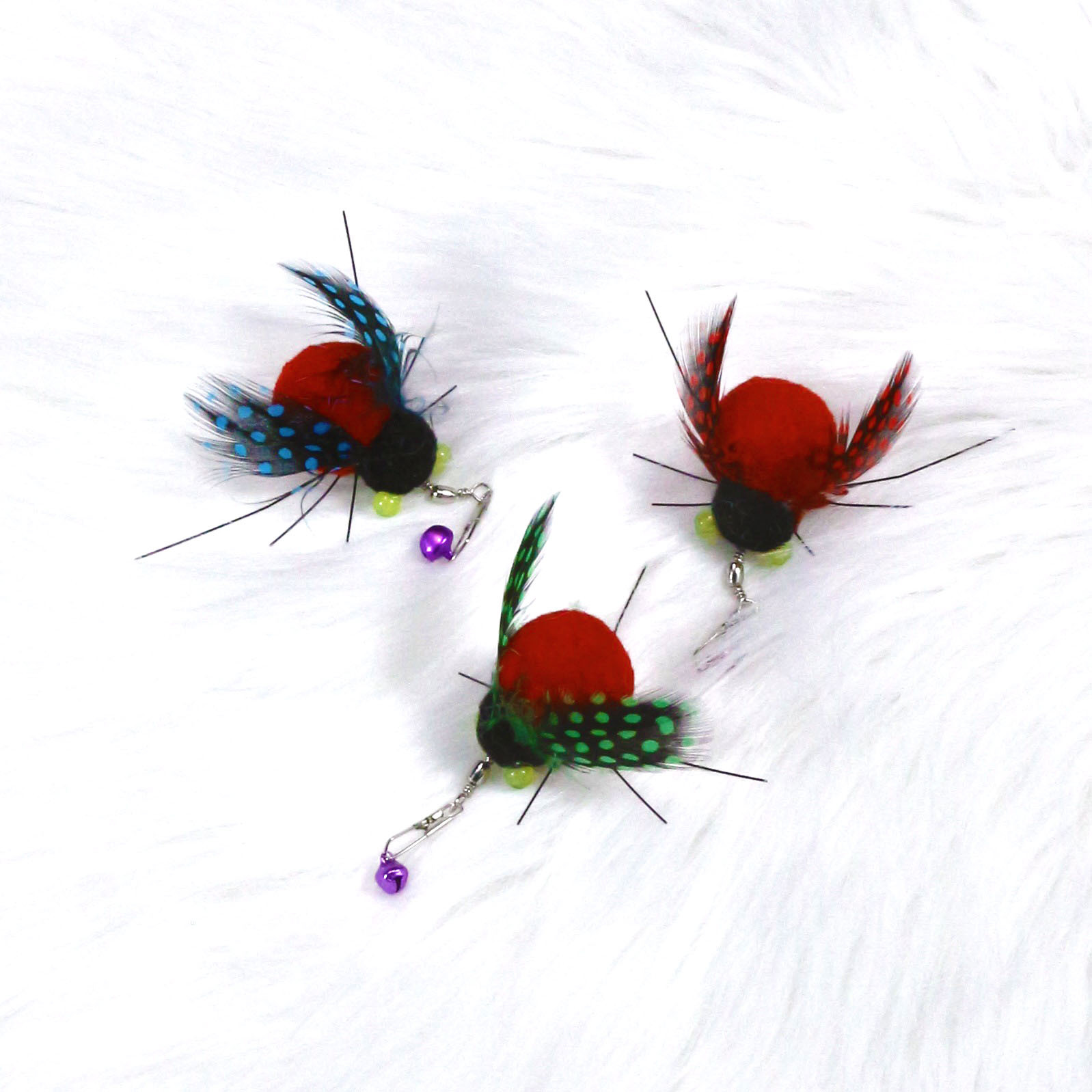 Fuka Ladybug Cat Toy Wand Replacement Head